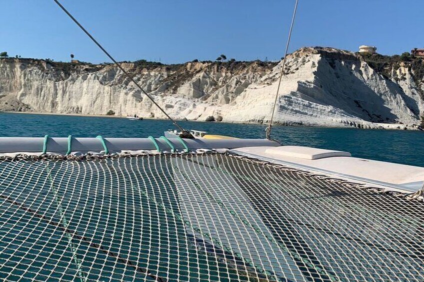 4 Hours Catamaran Tour to the Scala dei Turchi