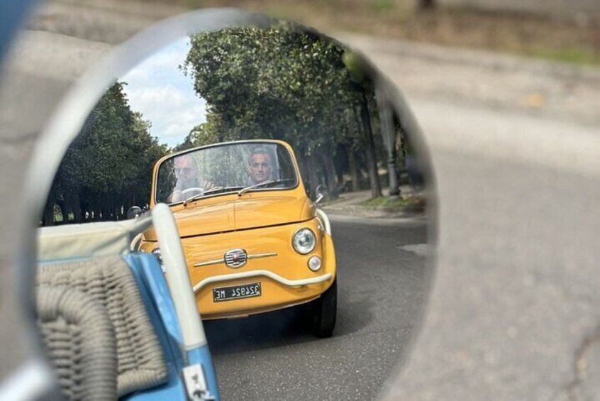 3-Hours Vintage Electric Private Driving Tour of Rome