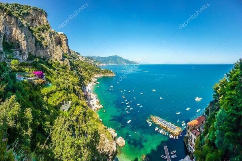 Full Day Private Boat Tour of Amalfi Coast from Amalfi