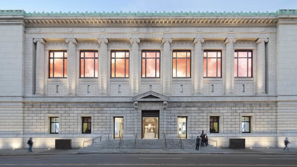 In front of the New York Historical Society