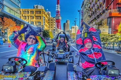 90 min Tokyo Go-Kart: Shibuya Crossing und Tokyo Tower*IDP MUST*