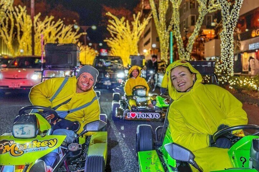 90 min Tokyo Go-Kart: Shibuya Crossing and Tokyo Tower*IDP MUST*
