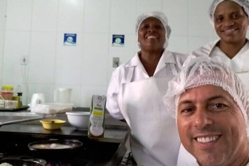 The great team of cooks and me!