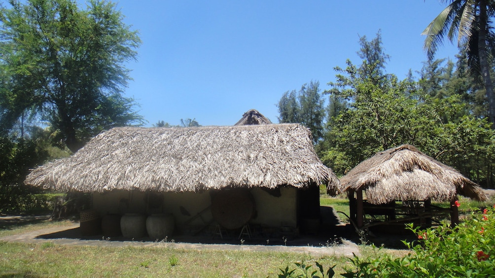 Full building in the remains of the village of My Lai