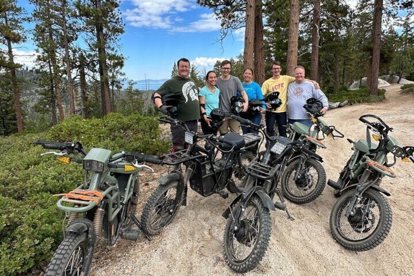 Tahoe Outdoor Adventures Scenic electric dirtbike tour in South Lake Tahoe