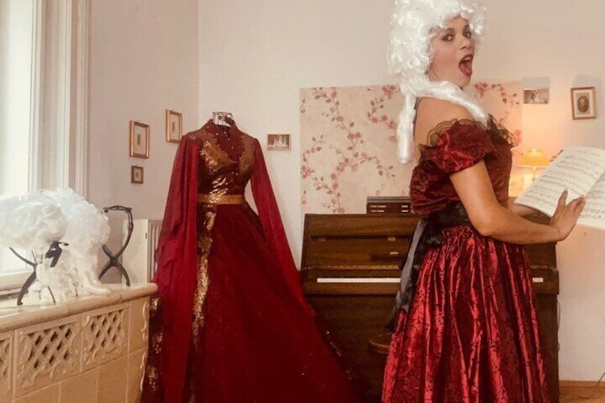 Private Singing Mozart Experience with Mozart Costume in Vienna