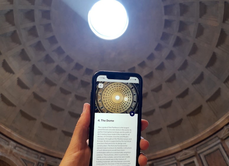 Picture 3 for Activity Rome: Skip-the-Line Pantheon Ticket and Audio App