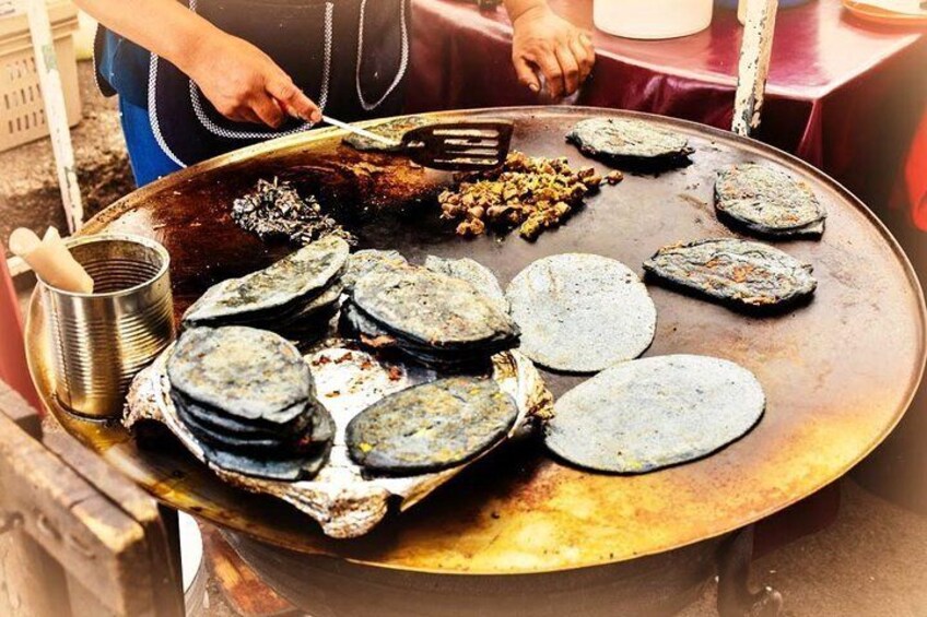 Blue corn, the staple of Mexico City