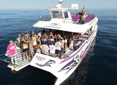 Benalmadena: 3-hours Crazy Boat Party with a drink