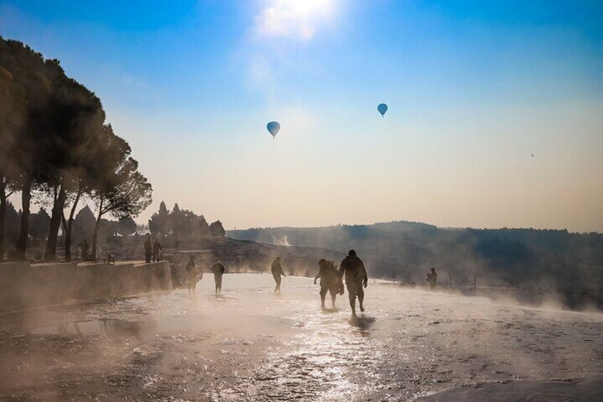 Pamukkale and Hierapois Cleopatra’s pool, from Antalya with Lunch