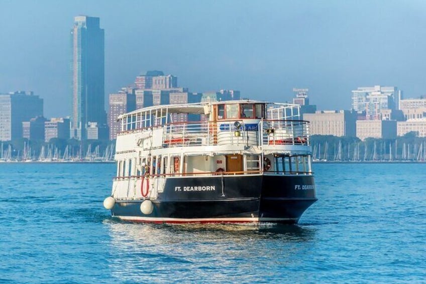 Our Architecture Tour boat, Ft. Dearborn.
