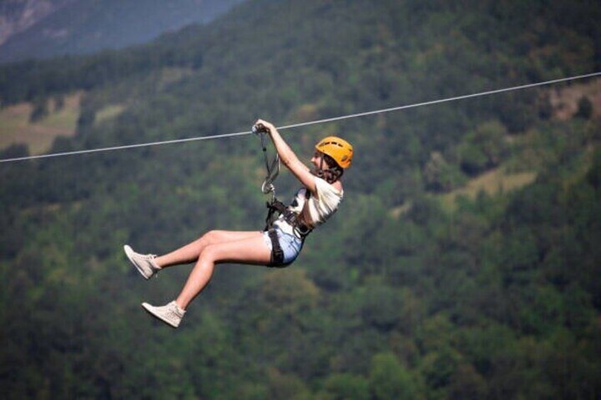 ZipLine Adventure in Atlas Mountain and Lunch with Berber Family