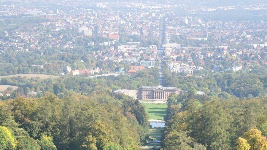 Unesco world heritage trick fountains in the Bergpark Wilhelmshöhe