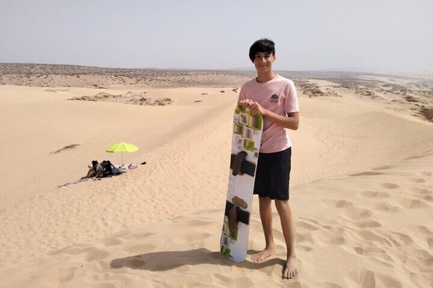 Sand Surfing and Sandboarding at Agadir