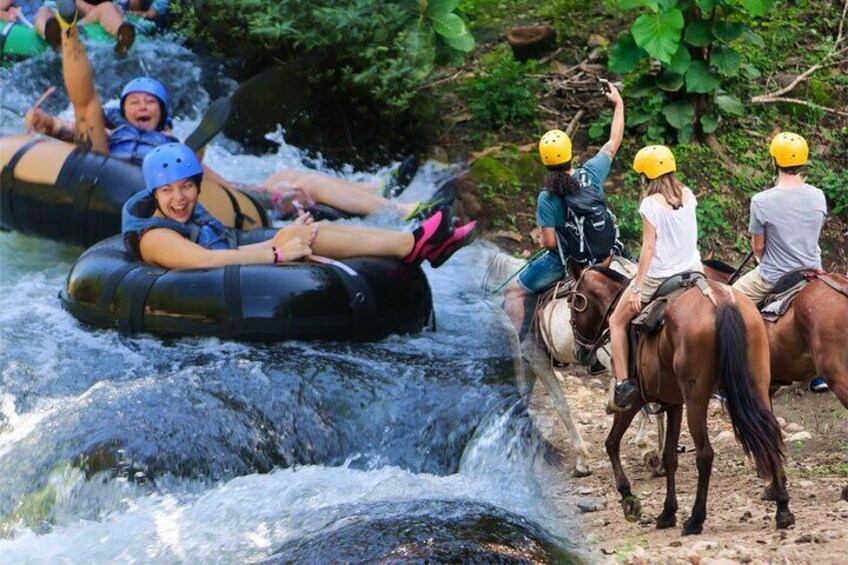 Adventure Between Two Rivers - Horseback Riding and Tubing