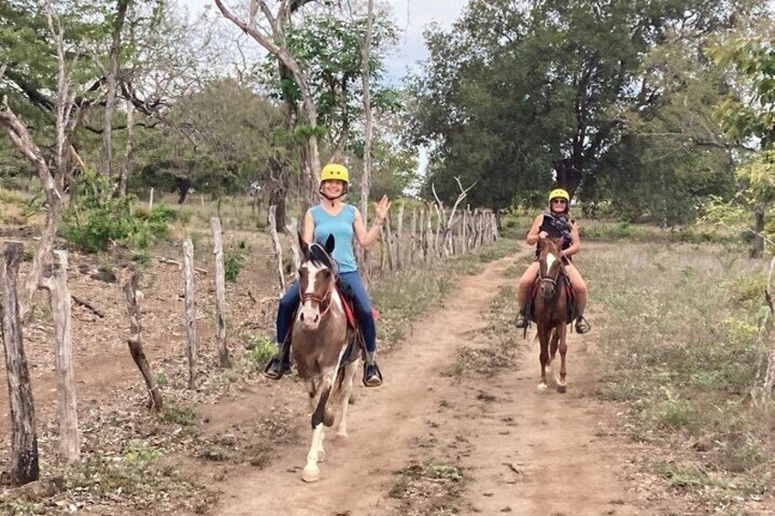 Horseback Riding to Sky Blue River 