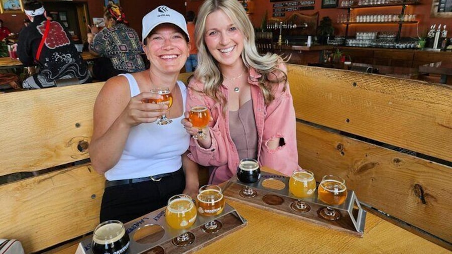 Flights at Oakshire Brewing