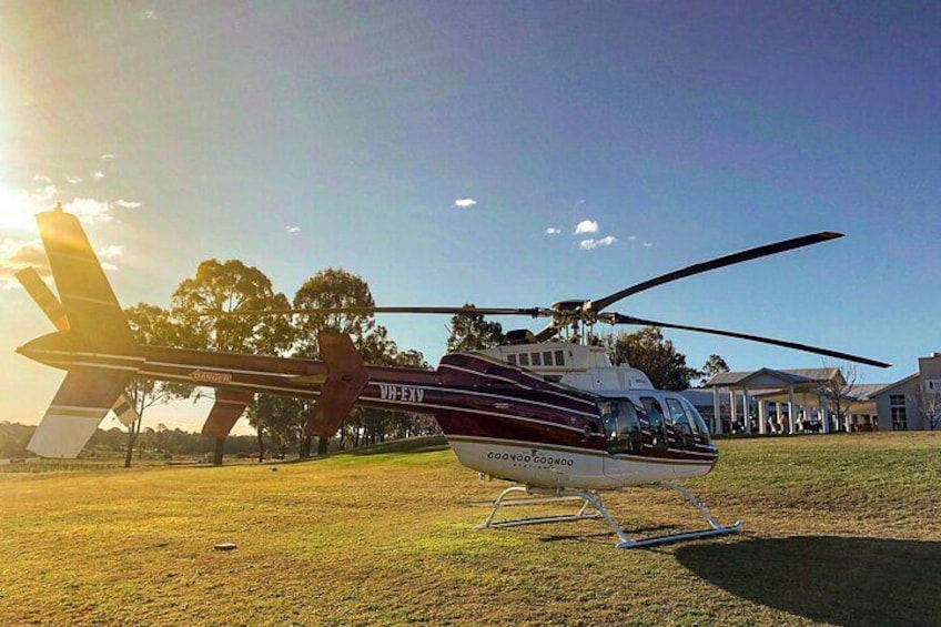 Private Helicopter Tour in Hunter Valley with Lunch
