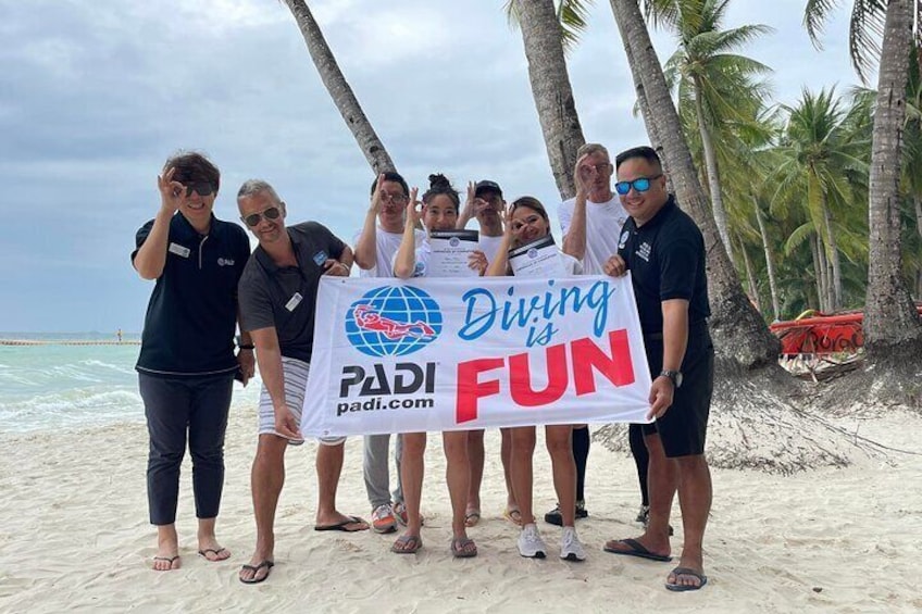 PADI Open Water Diver Course at Boracay Island