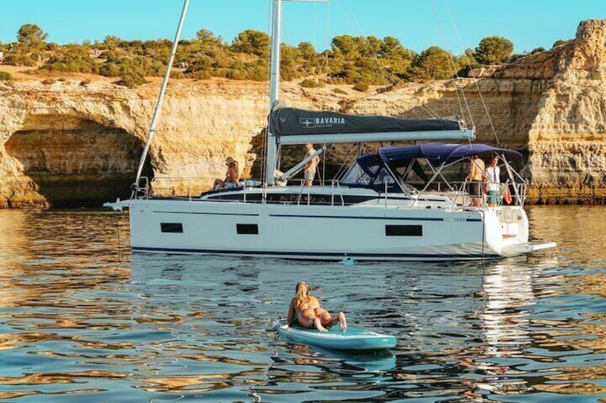 3h30 Half day Luxury Sail-Yacht cruise + Anchored Chill Out Stop