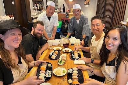 1 Hour and 30 Minutes Kyoto Sushi Hands-on Class