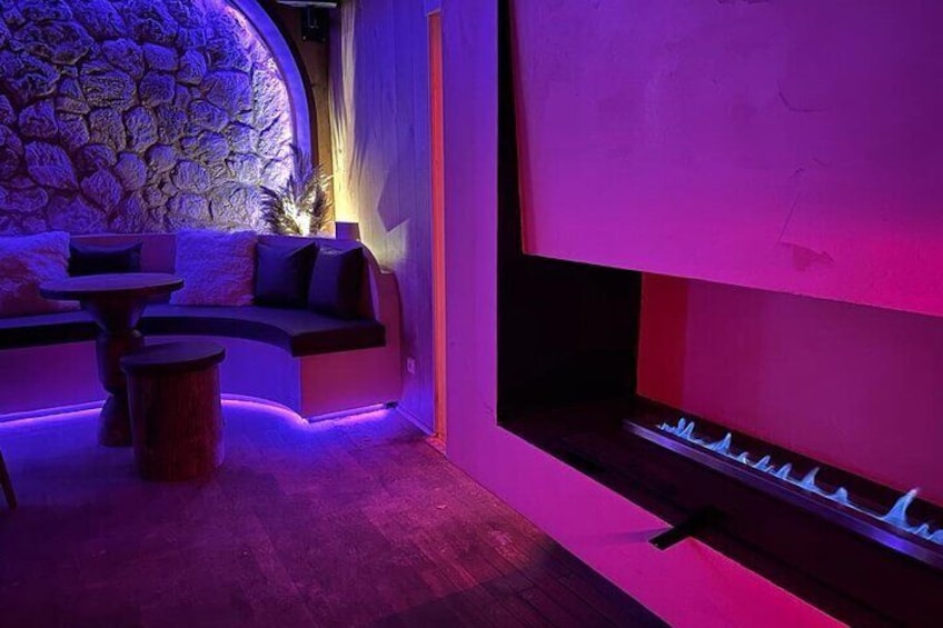 The "Chalet" in front of the IceBar