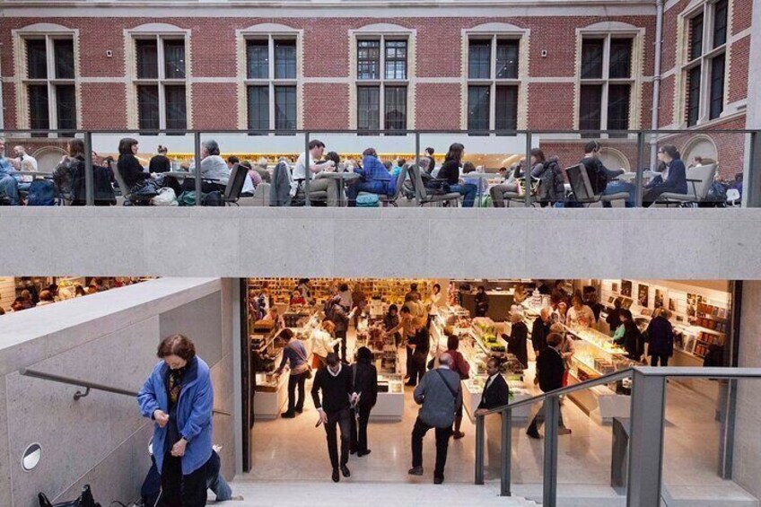 The Café and the Rijksmuseum Shop in the Atrium