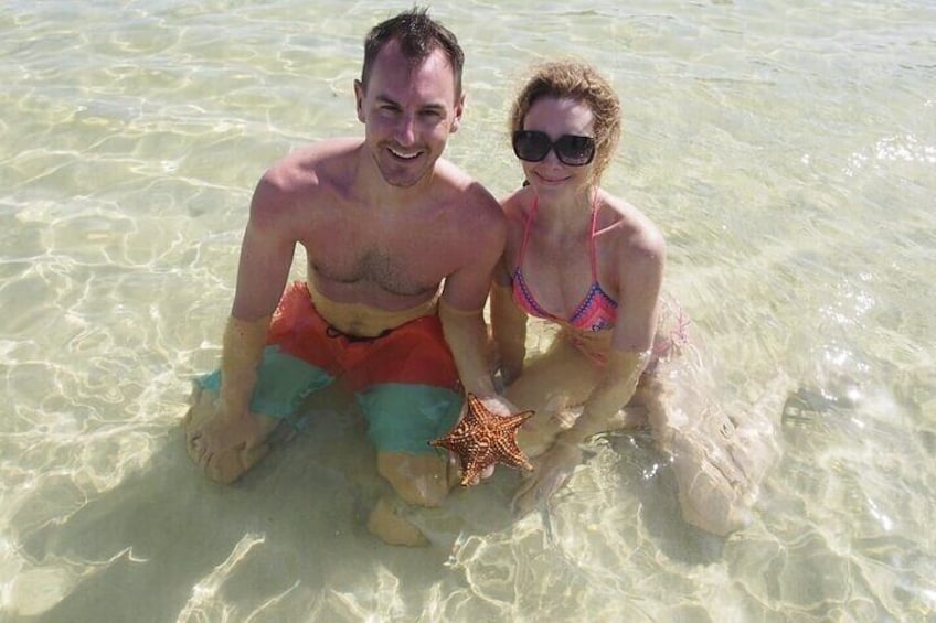 Cayman Islands Snorkeling with Starfish and Stingrays