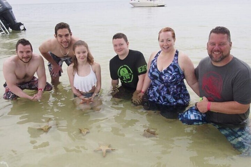 Cayman Islands Snorkeling with Starfish and Stingrays