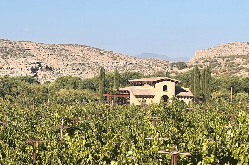 The wedding chapel located at Alcantara Vineyard.