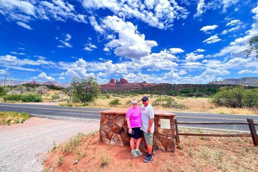 Soaking in the vortex energies of Cathedral Rock in Sedona, Arizona.