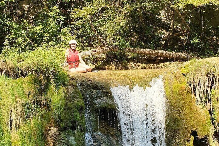 Kayaking in Mreznica Waterfalls near Slunj and Plitvice Lakes 