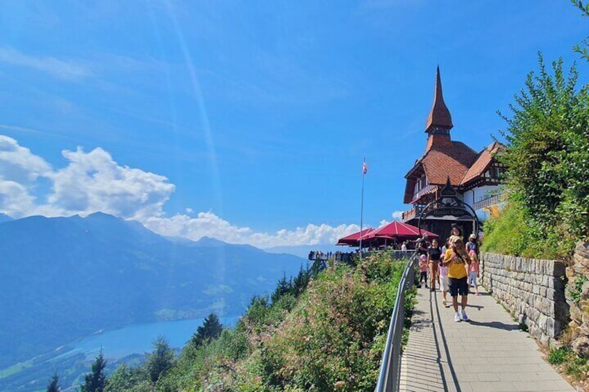 Interlaken to Harder Kulm Cable Car Ticket (Top of Interlaken)