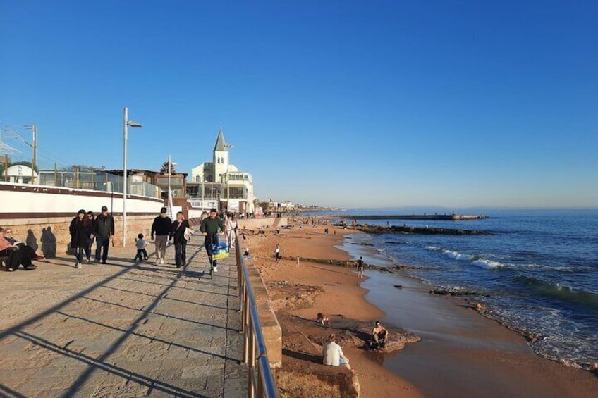 Private Self-Guided Walking Estoril City Exploration Game Tour