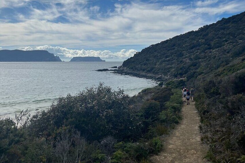 Down into Crescent Bay