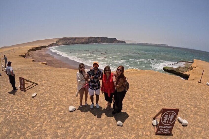 Red Beach of the Paracas National Reserve