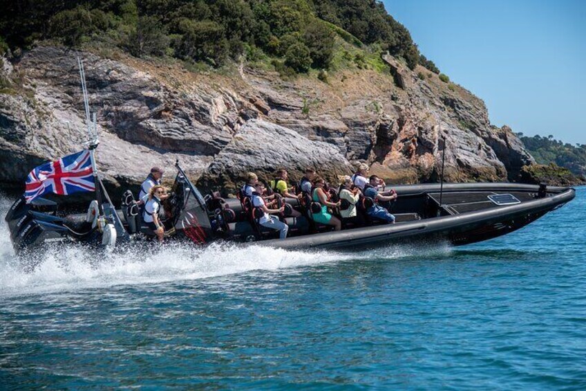 30-Minute Raptor RIB Ride Activity in Torquay