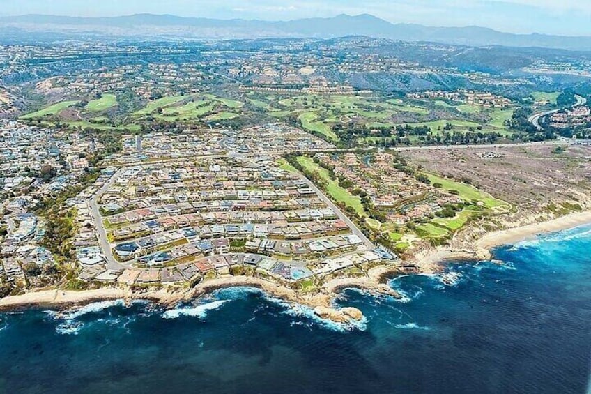 Entire Orange County Coastline Private Air Tour