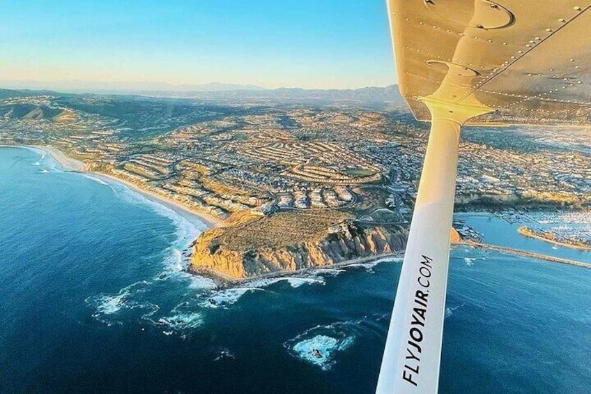 Entire Orange County Coastline Private Air Tour