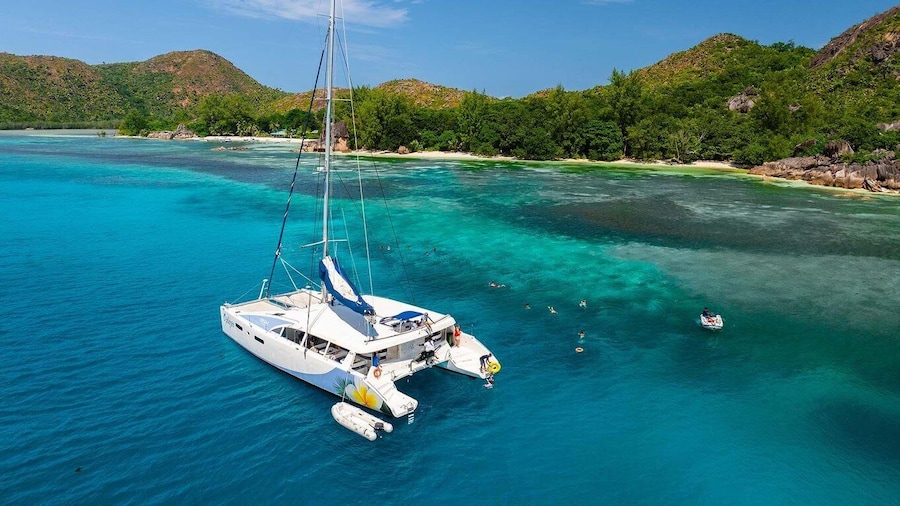 Tour of Cousin, Curieuse and St Pierre island on Catamaran
