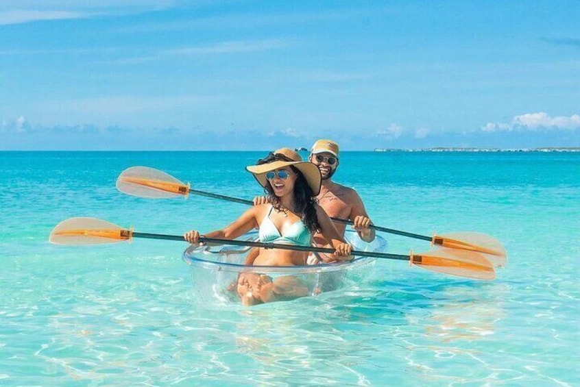 Clear Kayak Photo Shoot in Montego Bay