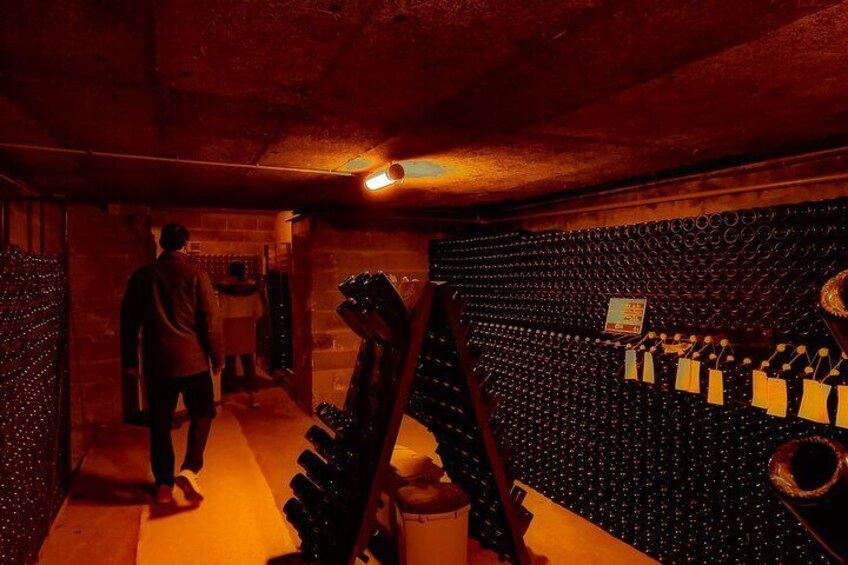 Grand Cru Champagne cellar