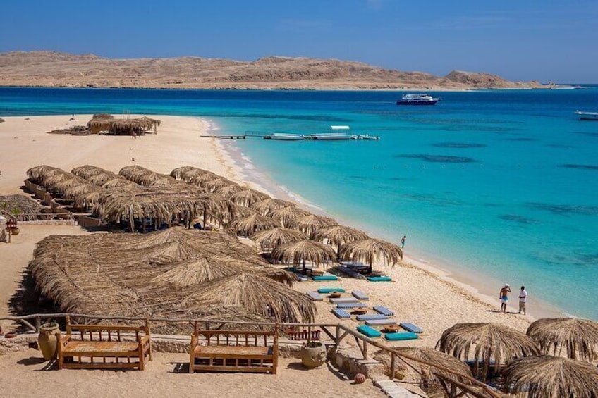 Paradise Island Snorkel Trip from Hurghada with Water Sports