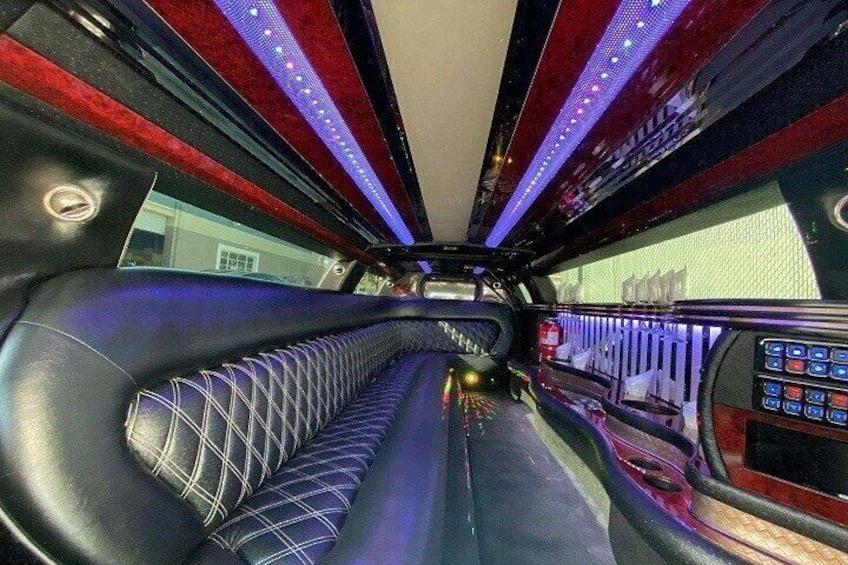 8 pass stretch Limo inside picture