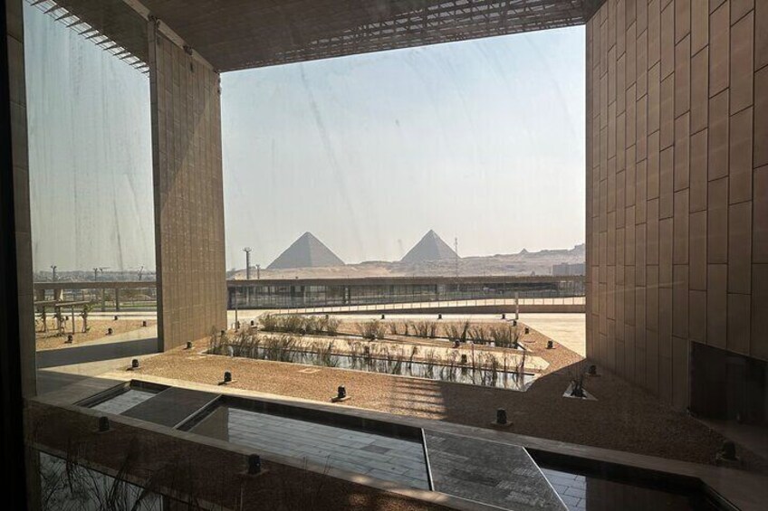 Grand Egyptian Museum, Grand staircase, New Galleries & lunch