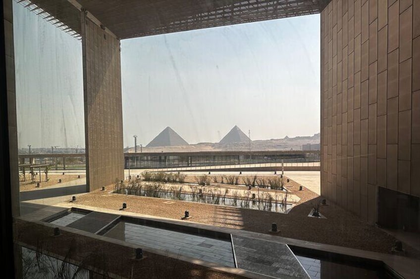 Grand Egyptian Museum, Grand staircase, New Galleries & lunch