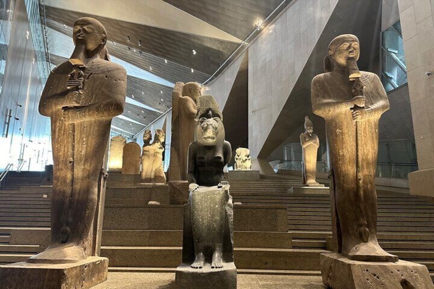 Grand Egyptian Museum, king Tut Immersive Exhibition, with lunch
