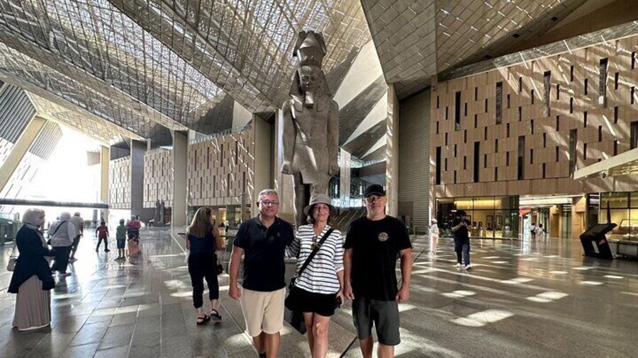 Grand Egyptian Museum, Grand staircase, New Galleries & lunch