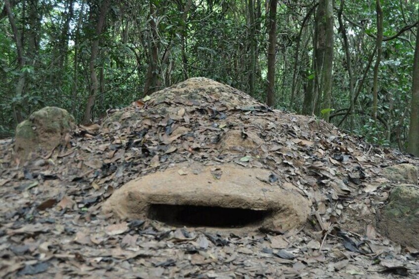 Cu Chi Tunnels Private Tour from Ho Chi Minh City - fighting bunker