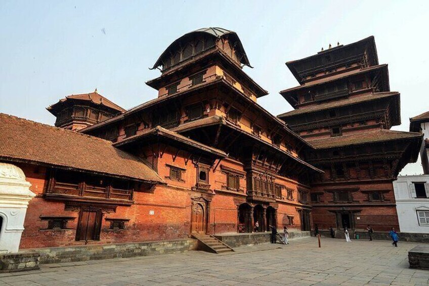 Historic nine storied palace inside Kathmandu Durbar Square